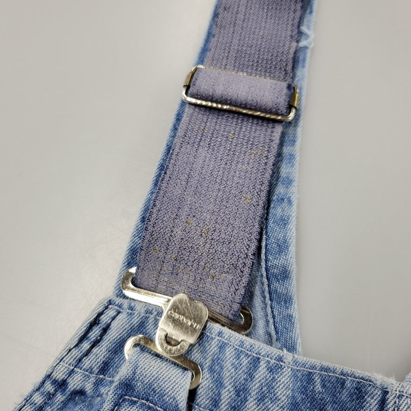 【現状渡し品】【メンズ】 Carhartt カーハート R08 DNM DENIM OVER ALL デニムオーバーオール 157-260923-as-05-izu サイズ：38×34 カラー：ライトブルー 万代Net店