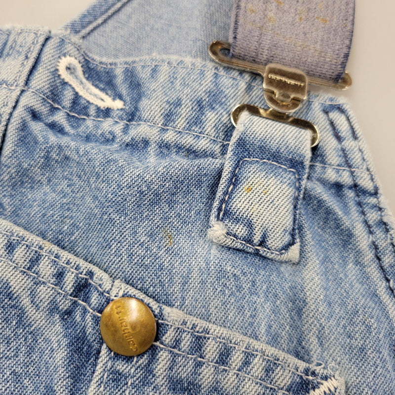 【現状渡し品】【メンズ】 Carhartt カーハート R08 DNM DENIM OVER ALL デニムオーバーオール 157-260923-as-05-izu サイズ：38×34 カラー：ライトブルー 万代Net店