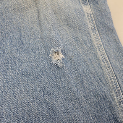 【現状渡し品】【メンズ】 Carhartt カーハート R08 DNM DENIM OVER ALL デニムオーバーオール 157-260923-as-05-izu サイズ：38×34 カラー：ライトブルー 万代Net店