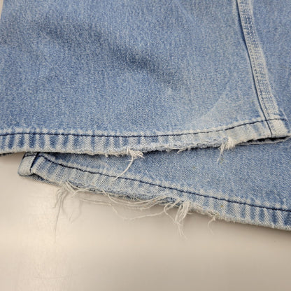 【現状渡し品】【メンズ】 Carhartt カーハート R08 DNM DENIM OVER ALL デニムオーバーオール 157-260923-as-05-izu サイズ：38×34 カラー：ライトブルー 万代Net店