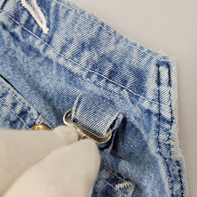 【現状渡し品】【メンズ】 Carhartt カーハート R08 DNM DENIM OVER ALL デニムオーバーオール 157-260923-as-05-izu サイズ：38×34 カラー：ライトブルー 万代Net店
