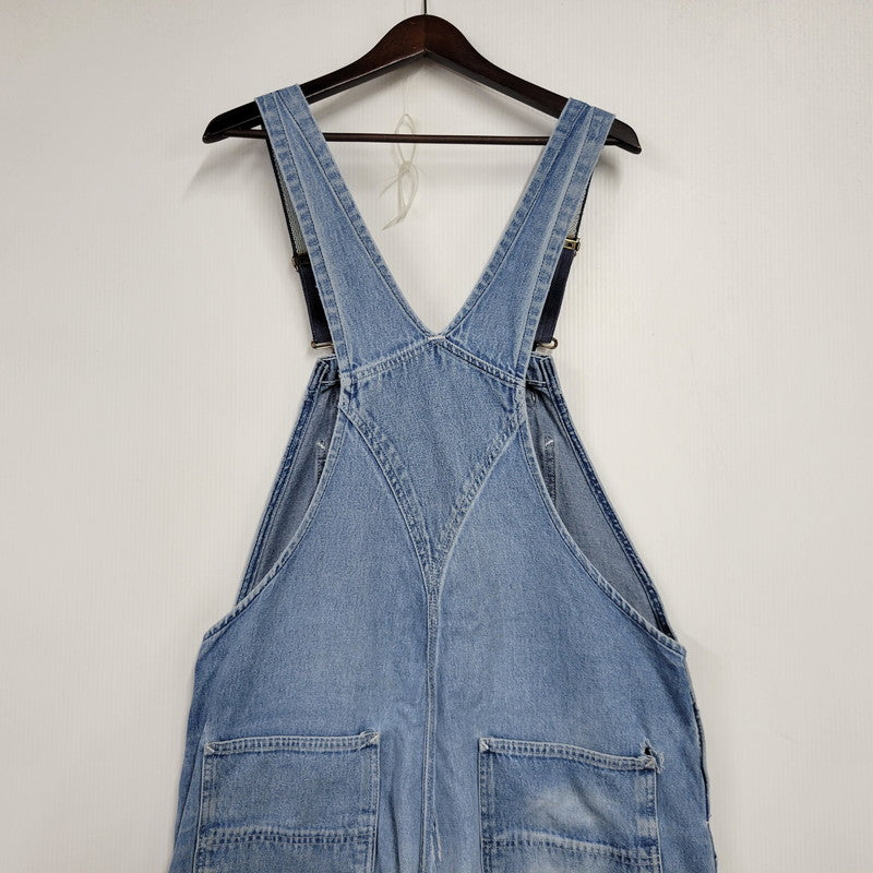 【現状渡し品】【メンズ】 Carhartt カーハート R08 DNM DENIM OVER ALL デニムオーバーオール 157-260923-as-05-izu サイズ：38×34 カラー：ライトブルー 万代Net店