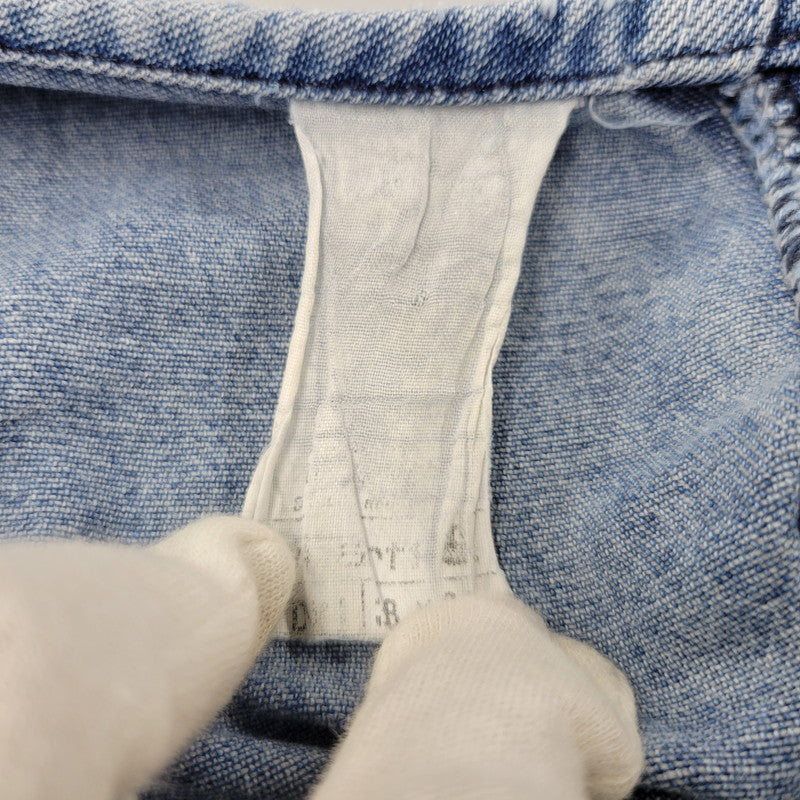 【現状渡し品】【メンズ】 Carhartt カーハート R08 DNM DENIM OVER ALL デニムオーバーオール 157-260923-as-05-izu サイズ：38×34 カラー：ライトブルー 万代Net店