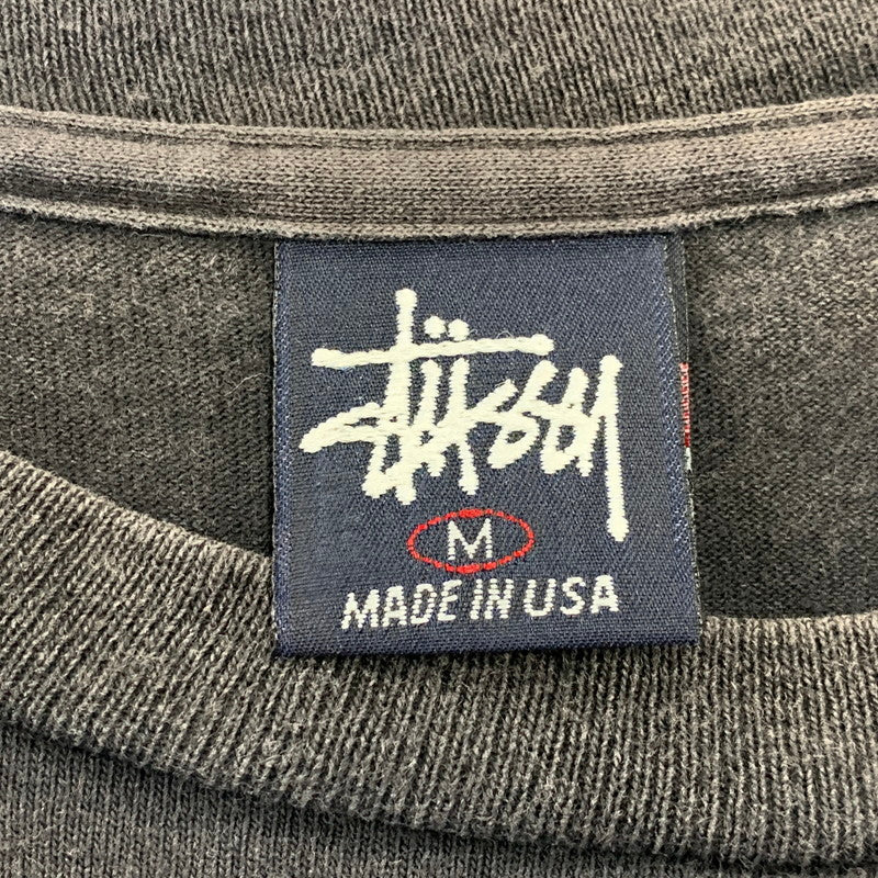 【現状渡し品】【メンズ】 OLD STUSSY オールド ステューシー 紺タグ 90S DRAGON SS TEE ドラゴン ショートスリーブ Tシャツ トップス 半袖 146-260918-cs-01-izu サイズ：M カラー：ブラック 万代Net店