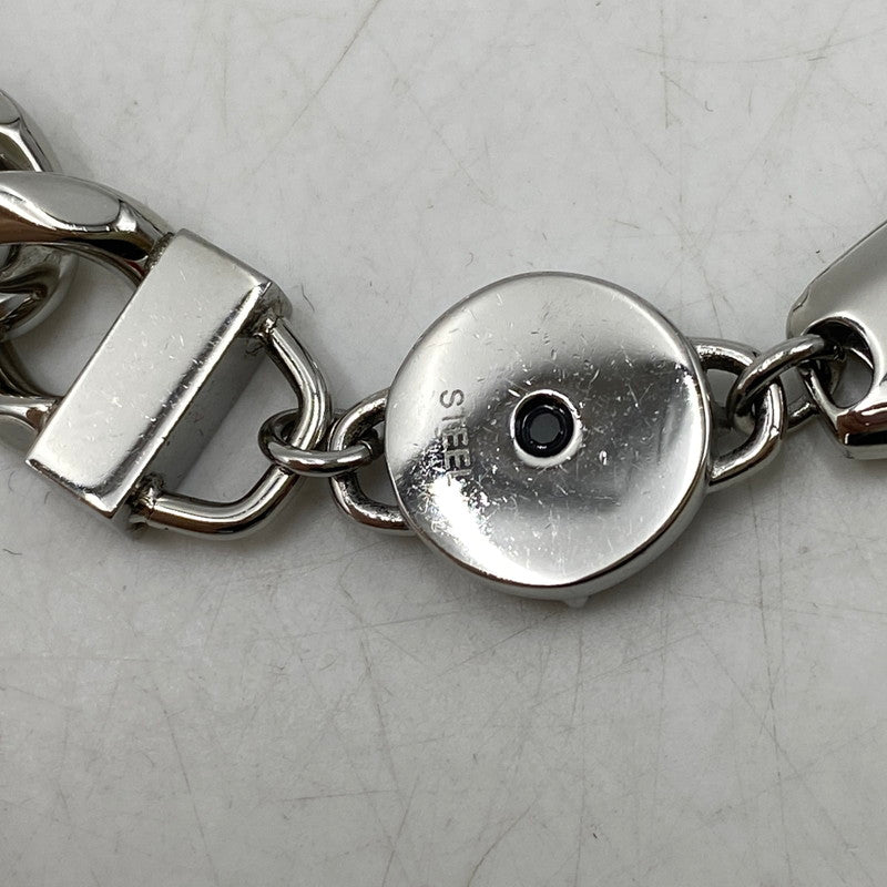【中古品】【メンズ/レディース】 DIESEL ディーゼル DX135100DJW OVAL D BRACELET オーバル ディー ブレスレット アクセサリー 192-260918-ya-16-izu カラー：シルバー 万代Net店