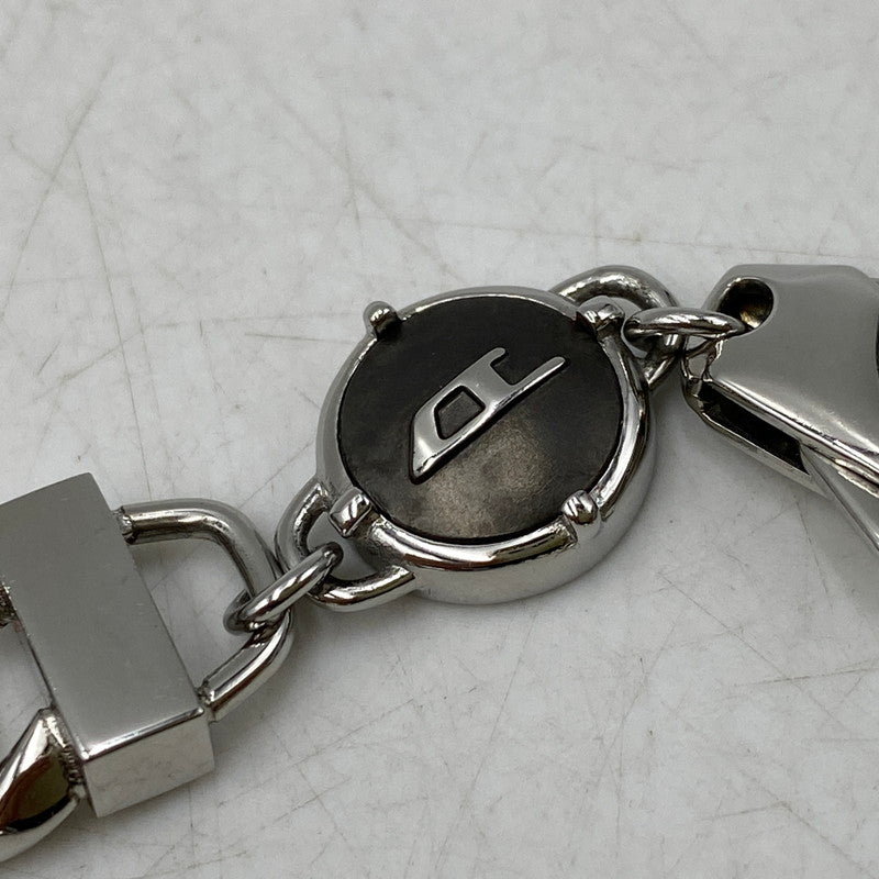 【中古品】【メンズ/レディース】 DIESEL ディーゼル DX135100DJW OVAL D BRACELET オーバル ディー ブレスレット アクセサリー 192-260918-ya-16-izu カラー：シルバー 万代Net店