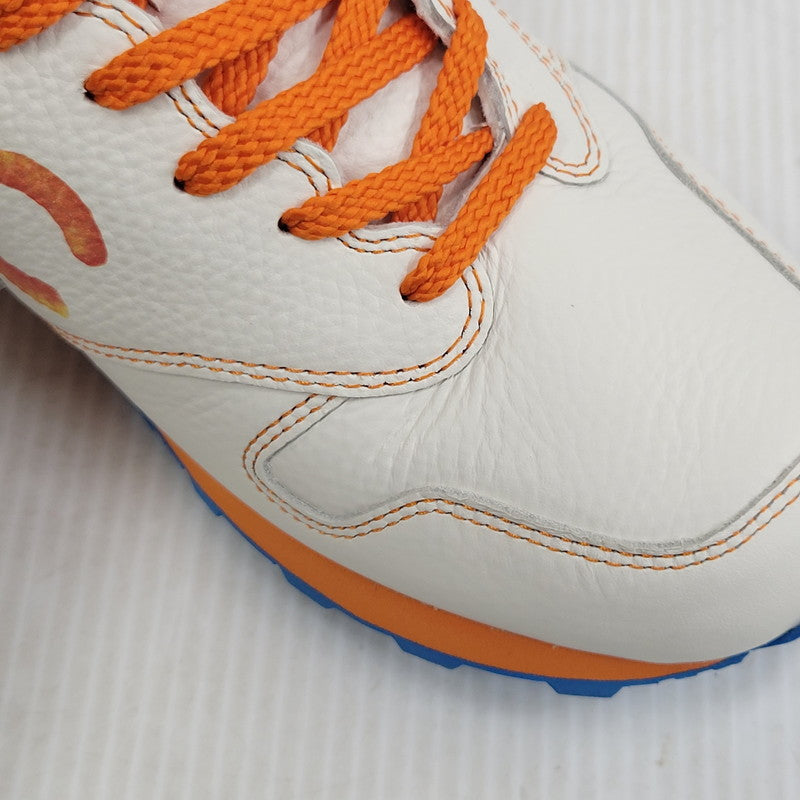 【中古美品】【メンズ/レディース】 Sangacio サンガッチョ × CHEETOS チートス NYUS BLOW にゅ～ず ブロー スニーカー 靴 162-260921-as-01-izu サイズ：26cm カラー：ホワイト×オレンジ×ブルー 万代Net店
