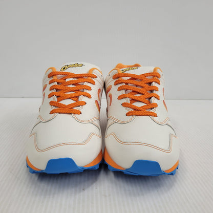 【中古美品】【メンズ/レディース】 Sangacio サンガッチョ × CHEETOS チートス NYUS BLOW にゅ～ず ブロー スニーカー 靴 162-260921-as-01-izu サイズ：26cm カラー：ホワイト×オレンジ×ブルー 万代Net店