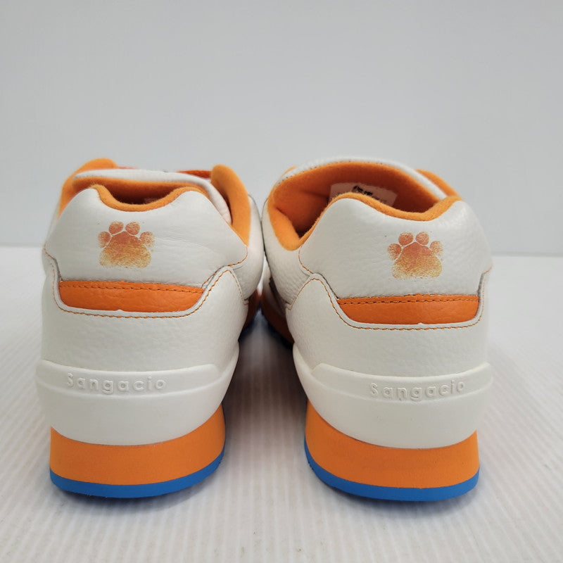【中古美品】【メンズ/レディース】 Sangacio サンガッチョ × CHEETOS チートス NYUS BLOW にゅ～ず ブロー スニーカー 靴 162-260921-as-01-izu サイズ：26cm カラー：ホワイト×オレンジ×ブルー 万代Net店