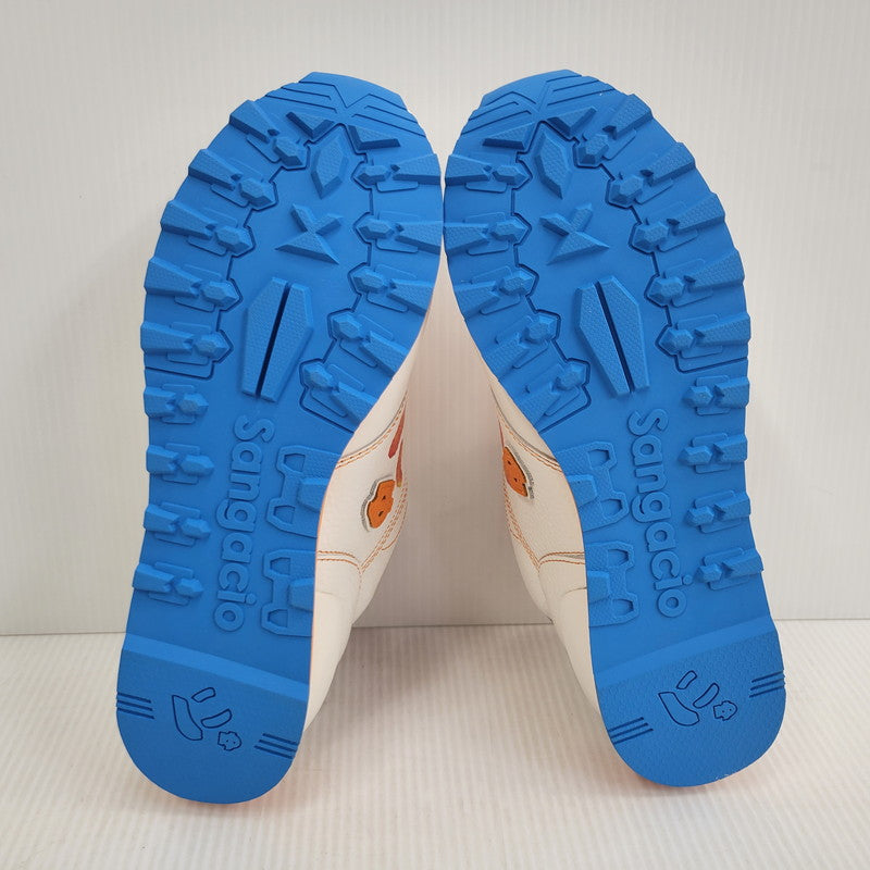 【中古美品】【メンズ/レディース】 Sangacio サンガッチョ × CHEETOS チートス NYUS BLOW にゅ～ず ブロー スニーカー 靴 162-260921-as-01-izu サイズ：26cm カラー：ホワイト×オレンジ×ブルー 万代Net店