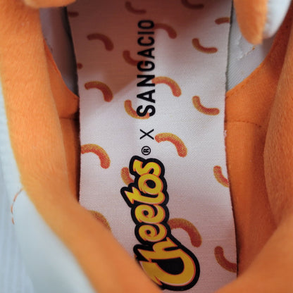 【中古美品】【メンズ/レディース】 Sangacio サンガッチョ × CHEETOS チートス NYUS BLOW にゅ～ず ブロー スニーカー 靴 162-260921-as-01-izu サイズ：26cm カラー：ホワイト×オレンジ×ブルー 万代Net店