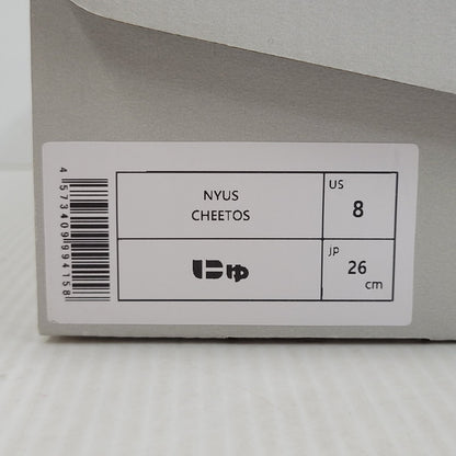 【中古美品】【メンズ/レディース】 Sangacio サンガッチョ × CHEETOS チートス NYUS BLOW にゅ～ず ブロー スニーカー 靴 162-260921-as-01-izu サイズ：26cm カラー：ホワイト×オレンジ×ブルー 万代Net店