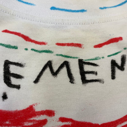 【中古品】【メンズ】 VETEMENTS ヴェトモン ELEPHANT MARTA TEE UAH19TR309 Tシャツ 半袖 142-260919-as-18-izu サイズ：S カラー：ホワイト 万代Net店