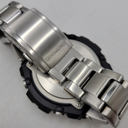 【中古品】【メンズ/レディース】 G-SHOCK ジーショック GST-W1100-1AJF G-STEEL SOLAR WATCH Gスティール ソーラー ウオッチ 腕時計 196-260927-yn-03-izu サイズ：59.1 × 52.4 × 16.1 mm カラー：シルバー×ブラック 万代Net店