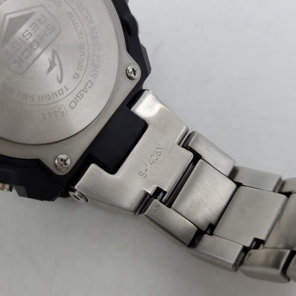【中古品】【メンズ/レディース】 G-SHOCK ジーショック GST-W1100-1AJF G-STEEL SOLAR WATCH Gスティール ソーラー ウオッチ 腕時計 196-260927-yn-03-izu サイズ：59.1 × 52.4 × 16.1 mm カラー：シルバー×ブラック 万代Net店