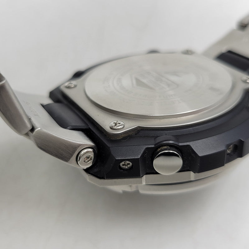 【中古品】【メンズ/レディース】 G-SHOCK ジーショック GST-W1100-1AJF G-STEEL SOLAR WATCH Gスティール ソーラー ウオッチ 腕時計 196-260927-yn-03-izu サイズ：59.1 × 52.4 × 16.1 mm カラー：シルバー×ブラック 万代Net店