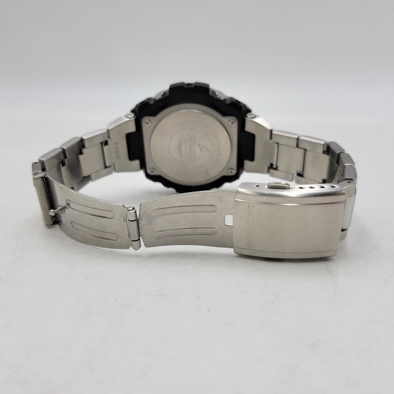 【中古品】【メンズ/レディース】 G-SHOCK ジーショック GST-W1100-1AJF G-STEEL SOLAR WATCH Gスティール ソーラー ウオッチ 腕時計 196-260927-yn-03-izu サイズ：59.1 × 52.4 × 16.1 mm カラー：シルバー×ブラック 万代Net店