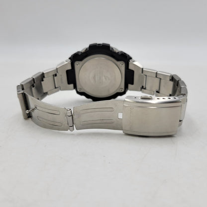 【中古品】【メンズ/レディース】 G-SHOCK ジーショック GST-W1100-1AJF G-STEEL SOLAR WATCH Gスティール ソーラー ウオッチ 腕時計 196-260927-yn-03-izu サイズ：59.1 × 52.4 × 16.1 mm カラー：シルバー×ブラック 万代Net店