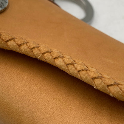 【中古品】【メンズ/レディース】 SAAD サード SUN SYMBOL LEATHER KEY CASE サン シンボル レザー キーケース 財布 200-260929-ya-15-izu カラー：ベージュ 万代Net店