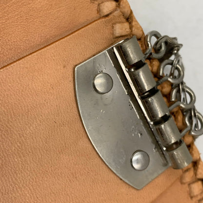 【中古品】【メンズ/レディース】 SAAD サード SUN SYMBOL LEATHER KEY CASE サン シンボル レザー キーケース 財布 200-260929-ya-15-izu カラー：ベージュ 万代Net店