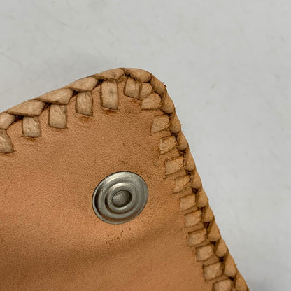 【中古品】【メンズ/レディース】 SAAD サード SUN SYMBOL LEATHER KEY CASE サン シンボル レザー キーケース 財布 200-260929-ya-15-izu カラー：ベージュ 万代Net店