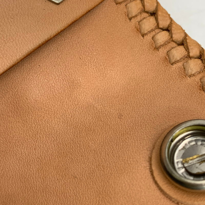 【中古品】【メンズ/レディース】 SAAD サード SUN SYMBOL LEATHER KEY CASE サン シンボル レザー キーケース 財布 200-260929-ya-15-izu カラー：ベージュ 万代Net店