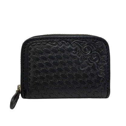 【中古品】【メンズ/レディース】 SAAD サード ROUND FASTENER COIN CASE ラウンドファスナー コインケース 財布 200-260919-as-25-izu カラー：ブラック 万代Net店