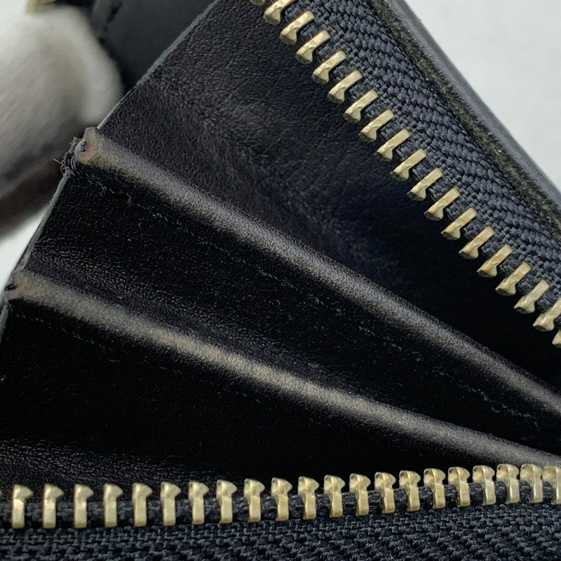【中古品】【メンズ/レディース】 SAAD サード ROUND FASTENER COIN CASE ラウンドファスナー コインケース 財布 200-260919-as-25-izu カラー：ブラック 万代Net店