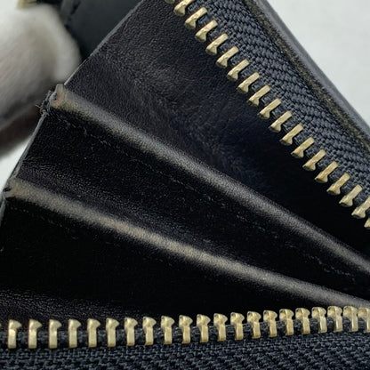 【中古品】【メンズ/レディース】 SAAD サード ROUND FASTENER COIN CASE ラウンドファスナー コインケース 財布 200-260919-as-25-izu カラー：ブラック 万代Net店