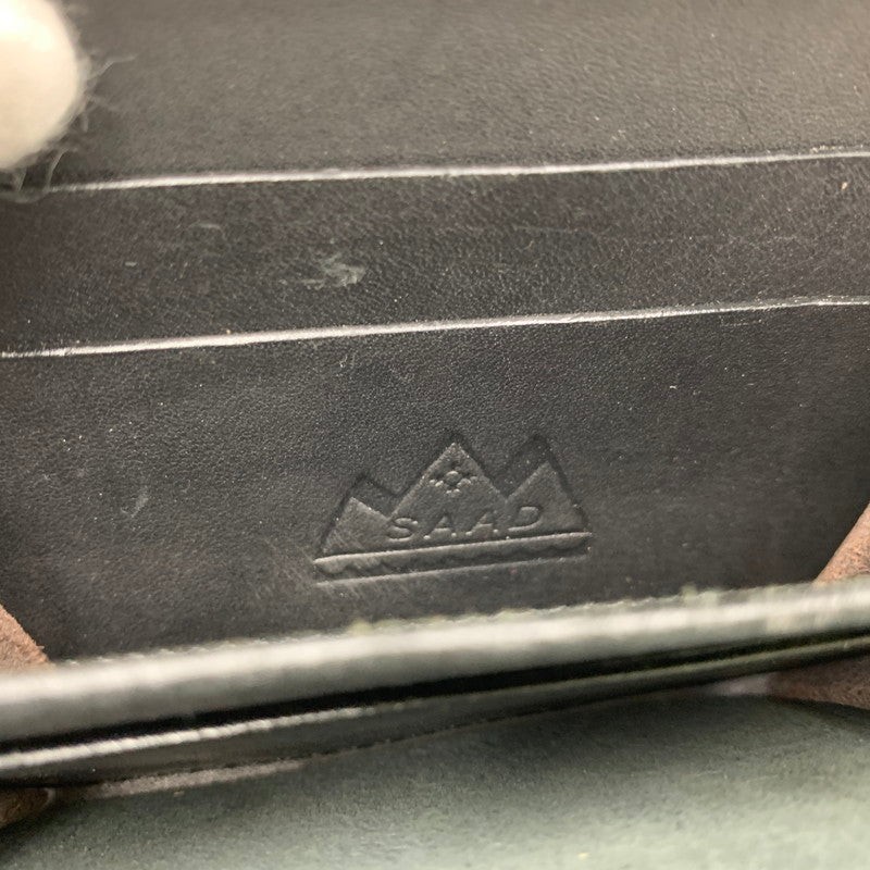 【中古品】【メンズ/レディース】 SAAD サード ROUND FASTENER COIN CASE ラウンドファスナー コインケース 財布 200-260919-as-25-izu カラー：ブラック 万代Net店