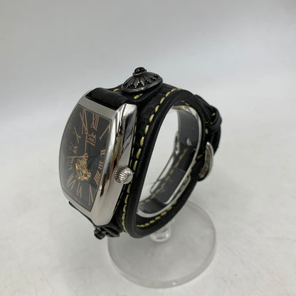 【中古品】【メンズ/レディース】 SAAD サード TONNEAU TYPE AUTOMATIC WATCH トノータイプ 腕時計 197-260919-as-23-izu カラー：ブラック 万代Net店