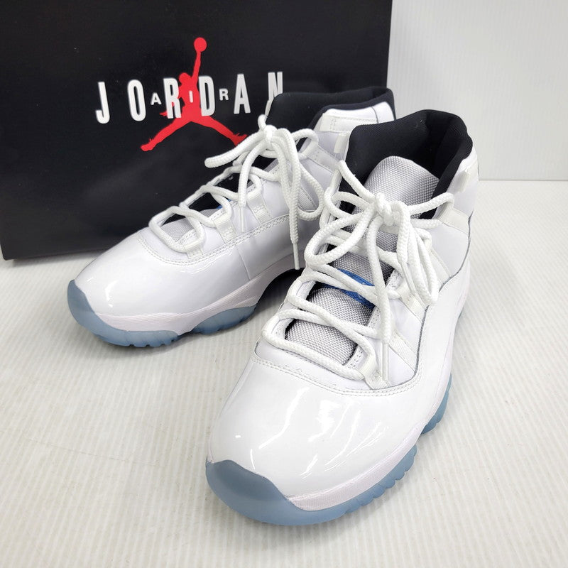 【中古美品】【メンズ】 NIKE ナイキ AIR JORDAN 11 RETRO CT8012-104 エア ジョーダン 11 レトロ スニーカー 靴 160-260921-as-16-izu サイズ：28.5cm カラー：WHITE/LEGEND BLUE-BLACK 万代Net店