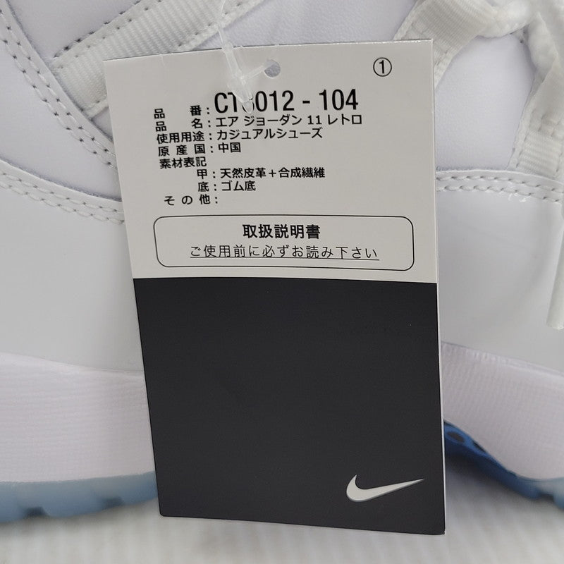 【中古美品】【メンズ】 NIKE ナイキ AIR JORDAN 11 RETRO CT8012-104 エア ジョーダン 11 レトロ スニーカー 靴 160-260921-as-16-izu サイズ：28.5cm カラー：WHITE/LEGEND BLUE-BLACK 万代Net店