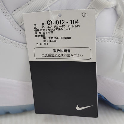 【中古美品】【メンズ】 NIKE ナイキ AIR JORDAN 11 RETRO CT8012-104 エア ジョーダン 11 レトロ スニーカー 靴 160-260921-as-16-izu サイズ：28.5cm カラー：WHITE/LEGEND BLUE-BLACK 万代Net店