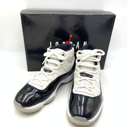 【中古品】【メンズ】 NIKE ナイキ 378037-100 AIR JORDAN エアジョーダン 11 RETRO レトロ スニーカー シューズ 靴 160-260921-ya-08-izu サイズ：28.5cm カラー：WHITE/BLACK-CONCORD 万代Net店