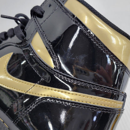 【中古美品】【メンズ】 NIKE ナイキ AIR JORDAN 1 RETRO HIGH OG 555088-032 エア ジョーダン 1 レトロ ハイ OG スニーカー 靴 160-260921-as-07-izu サイズ：28.5cm カラー：BLACK/METALLIC GOLD-BLACK 万代Net店