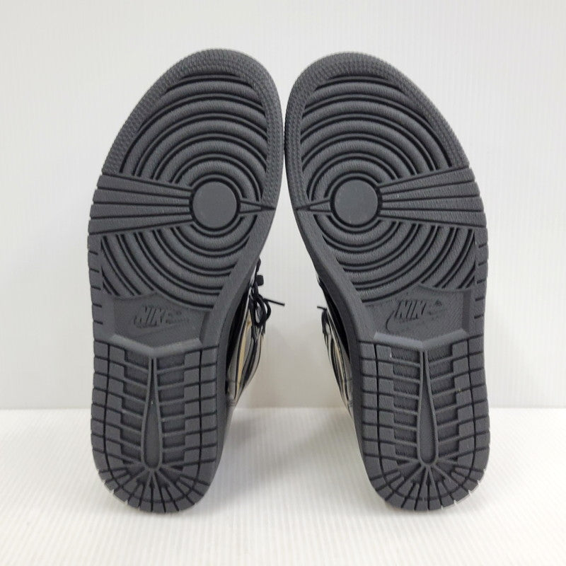 【中古美品】【メンズ】 NIKE ナイキ AIR JORDAN 1 RETRO HIGH OG 555088-032 エア ジョーダン 1 レトロ ハイ OG スニーカー 靴 160-260921-as-07-izu サイズ：28.5cm カラー：BLACK/METALLIC GOLD-BLACK 万代Net店