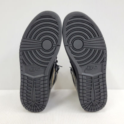 【中古美品】【メンズ】 NIKE ナイキ AIR JORDAN 1 RETRO HIGH OG 555088-032 エア ジョーダン 1 レトロ ハイ OG スニーカー 靴 160-260921-as-07-izu サイズ：28.5cm カラー：BLACK/METALLIC GOLD-BLACK 万代Net店