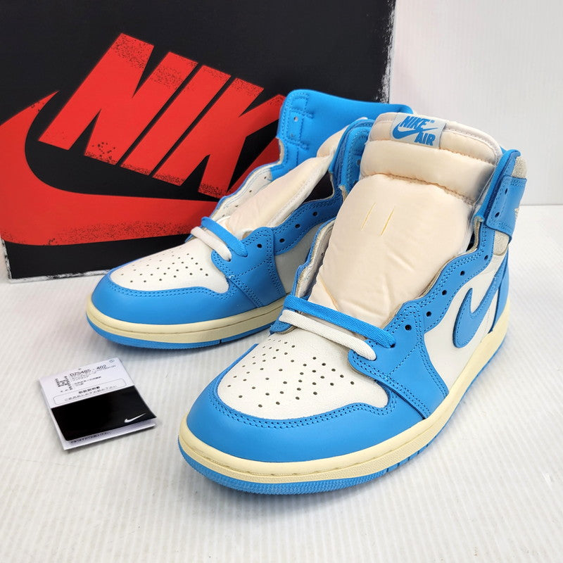 【中古美品】【メンズ】 NIKE ナイキ AIR JORDAN 1 RETRO HIGH OG DZ5485-402 エア ジョーダン 1 レトロ ハイ OG スニーカー 靴 160-260921-as-15-izu サイズ：28.5cm カラー：DK POWDER BLUE/DK POWDER BLUE 万代Net店