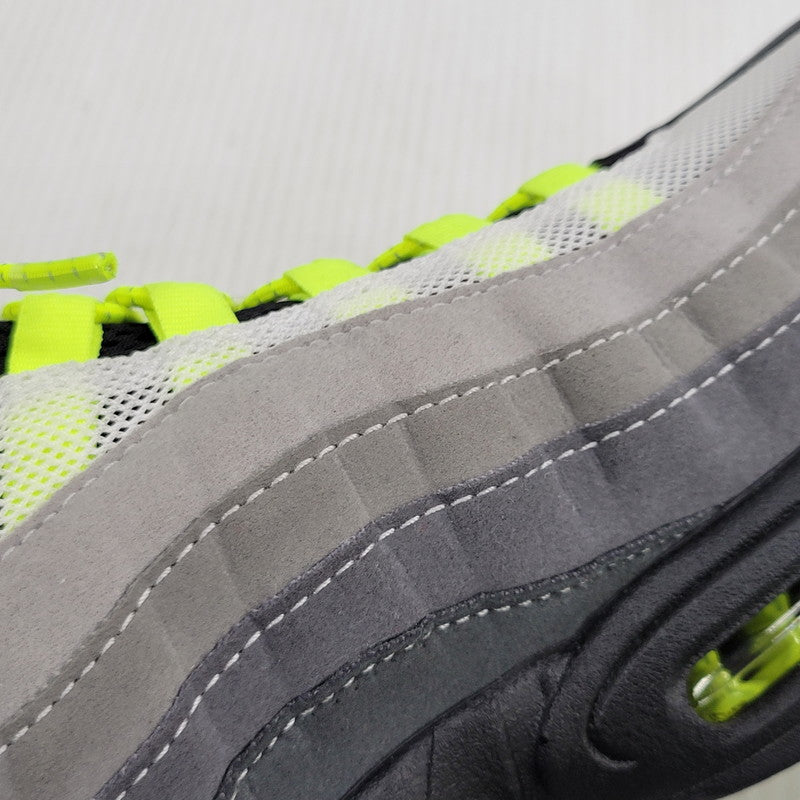 【中古品】【メンズ】 NIKE ナイキ AIR MAX 95 BIG BUBBLE HM4740-001 エア マックス 95 ビッグ バブル スニーカー 靴 160-260921-as-06-izu サイズ：28.5cm カラー：BLACK/NEON YELLOW-COOL GREY 万代Net店