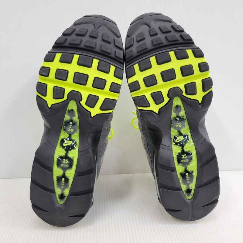【中古品】【メンズ】 NIKE ナイキ AIR MAX 95 BIG BUBBLE HM4740-001 エア マックス 95 ビッグ バブル スニーカー 靴 160-260921-as-06-izu サイズ：28.5cm カラー：BLACK/NEON YELLOW-COOL GREY 万代Net店
