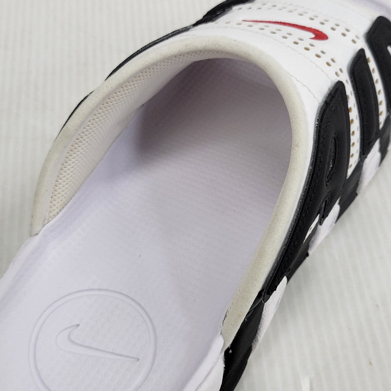 【中古品】【メンズ】 NIKE ナイキ AIR MORE UPTEMPO SLIDE FB7818-100 エア モア アップテンポ スライド サンダル 靴 160-260921-as-05-izu サイズ：28cm カラー：WHITE/VARSITY RED-BLACK 万代Net店