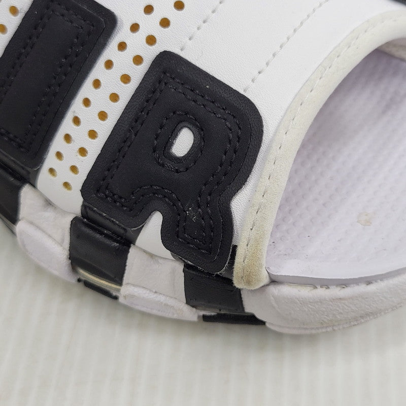 【中古品】【メンズ】 NIKE ナイキ AIR MORE UPTEMPO SLIDE FB7818-100 エア モア アップテンポ スライド サンダル 靴 160-260921-as-05-izu サイズ：28cm カラー：WHITE/VARSITY RED-BLACK 万代Net店