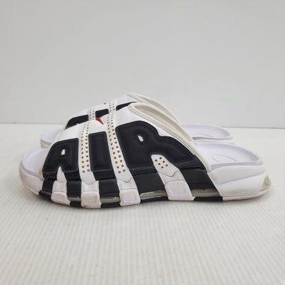 【中古品】【メンズ】 NIKE ナイキ AIR MORE UPTEMPO SLIDE FB7818-100 エア モア アップテンポ スライド サンダル 靴 160-260921-as-05-izu サイズ：28cm カラー：WHITE/VARSITY RED-BLACK 万代Net店