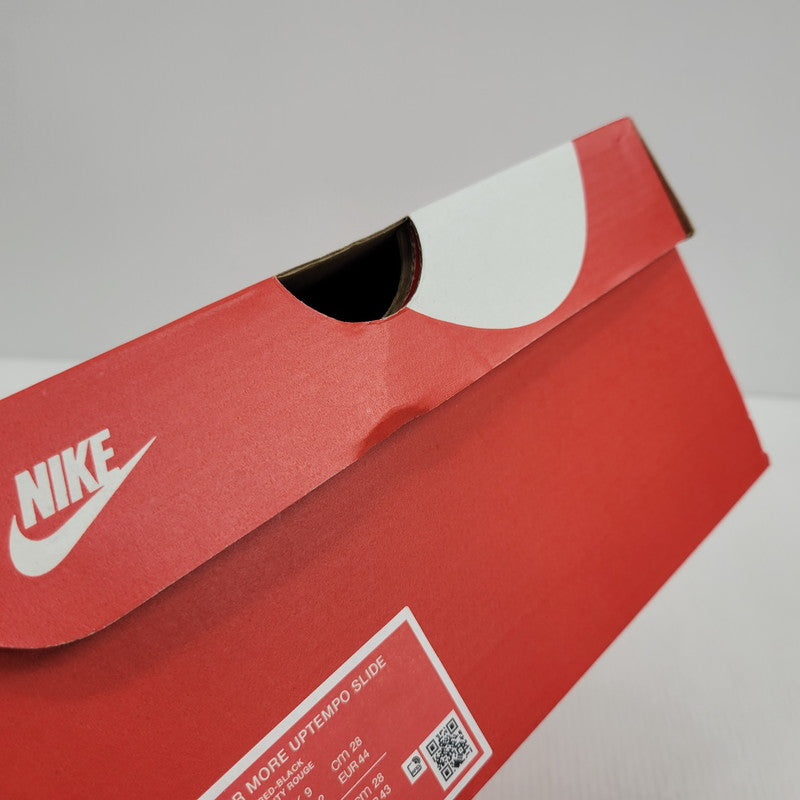 【中古品】【メンズ】 NIKE ナイキ AIR MORE UPTEMPO SLIDE FB7818-100 エア モア アップテンポ スライド サンダル 靴 160-260921-as-05-izu サイズ：28cm カラー：WHITE/VARSITY RED-BLACK 万代Net店