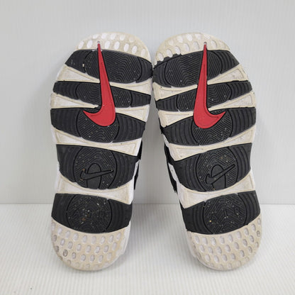 【中古品】【メンズ】 NIKE ナイキ AIR MORE UPTEMPO SLIDE FB7818-100 エア モア アップテンポ スライド サンダル 靴 160-260921-as-05-izu サイズ：28cm カラー：WHITE/VARSITY RED-BLACK 万代Net店