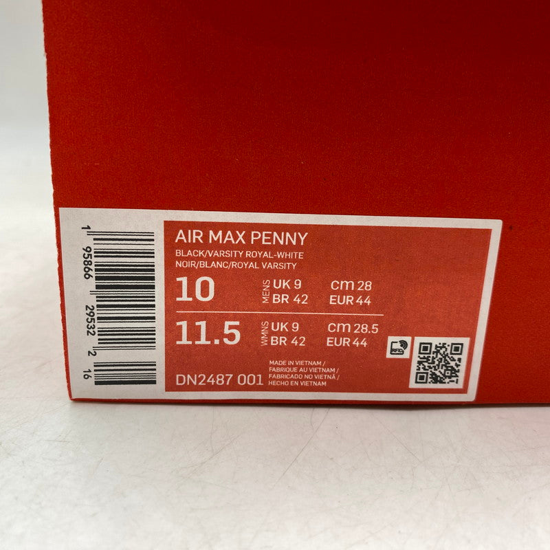 【中古品】【メンズ】 NIKE ナイキ DN2487-001 AIR MAX PENNY エアマックス ペニー 1 スニーカー シューズ 靴 160-260921-ya-11-izu サイズ：28cm カラー：BLACK-VARSITY ROYAL-WHITE 万代Net店