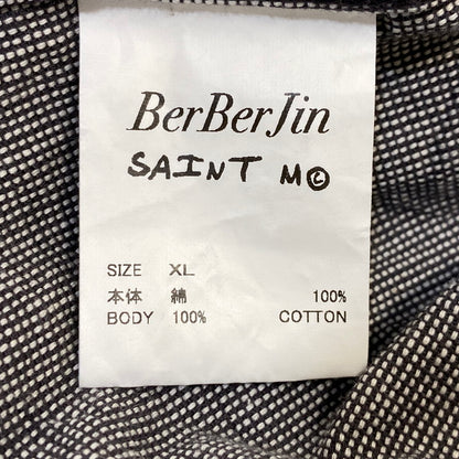 【中古品】【メンズ】 SAINT MICHAEL×BERBERJIN セントマイケル×ベルベルジン SM-YS1-0000-C54 BB_DENIM JKT STRIPE デニム ジャケット ストライプ アウター 142-260925-yn-05-izu サイズ：XL カラー：グレー系 万代Net店