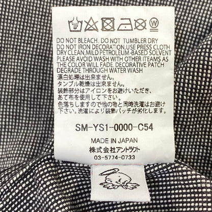 【中古品】【メンズ】 SAINT MICHAEL×BERBERJIN セントマイケル×ベルベルジン SM-YS1-0000-C54 BB_DENIM JKT STRIPE デニム ジャケット ストライプ アウター 142-260925-yn-05-izu サイズ：XL カラー：グレー系 万代Net店