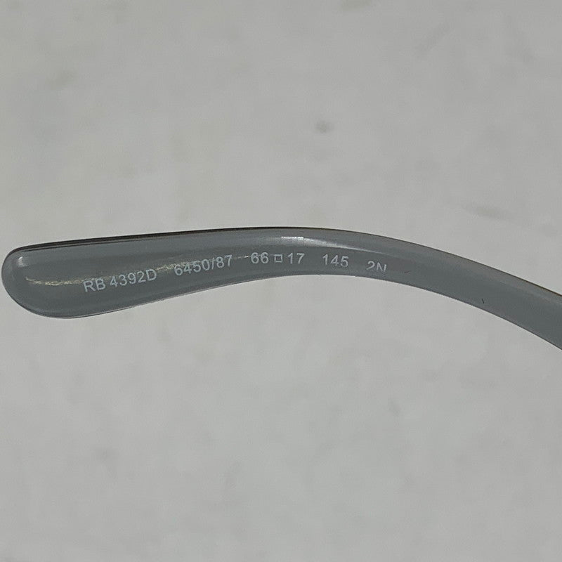 【中古品】【メンズ/レディース】 Ray-Ban レイバン CLASSIC SUNGLASSES RB4392D クラシック サングラス 203-260919-as-22-izu サイズ：66□17-145 カラー：グレー 万代Net店